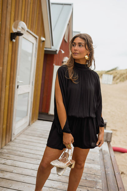 Black Lexy Romper