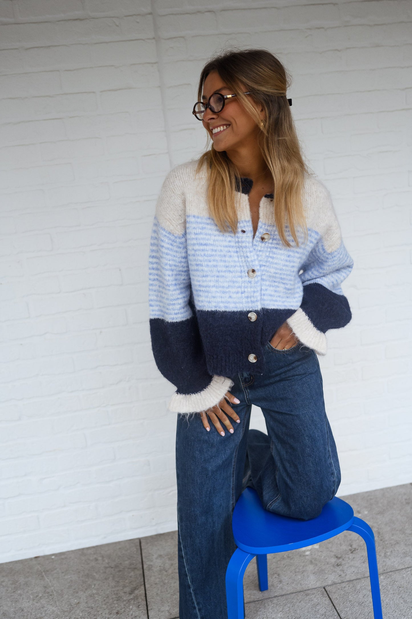 Blue Amren Cardigan