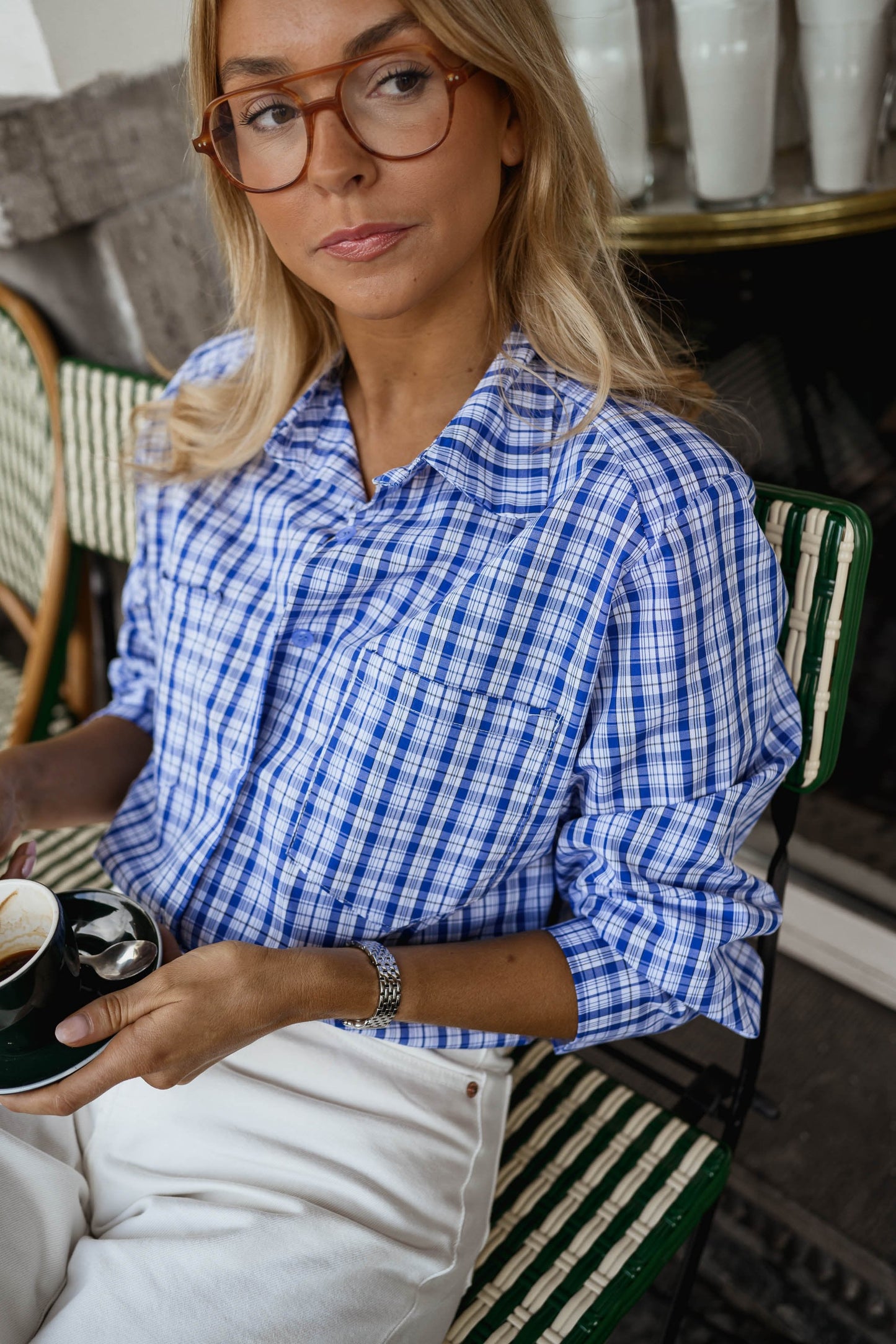Blue Colleen Shirt