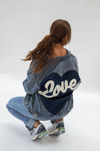 Blue Denim Helmi Jacket