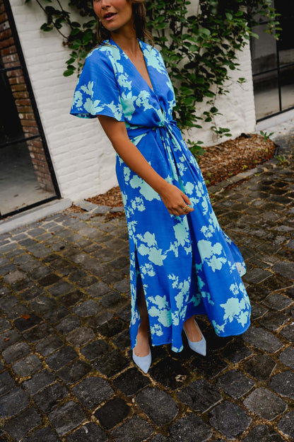 Blue Floral Joanny Dress