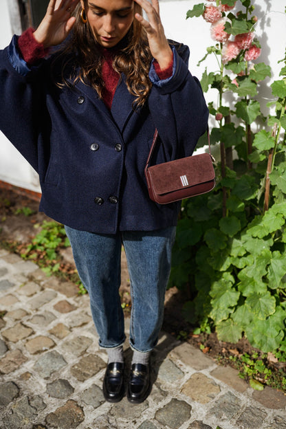 Blue Marlise Coat