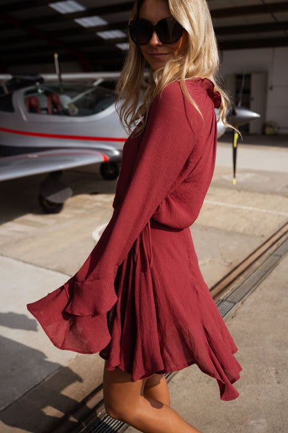 Brick Zora Dress