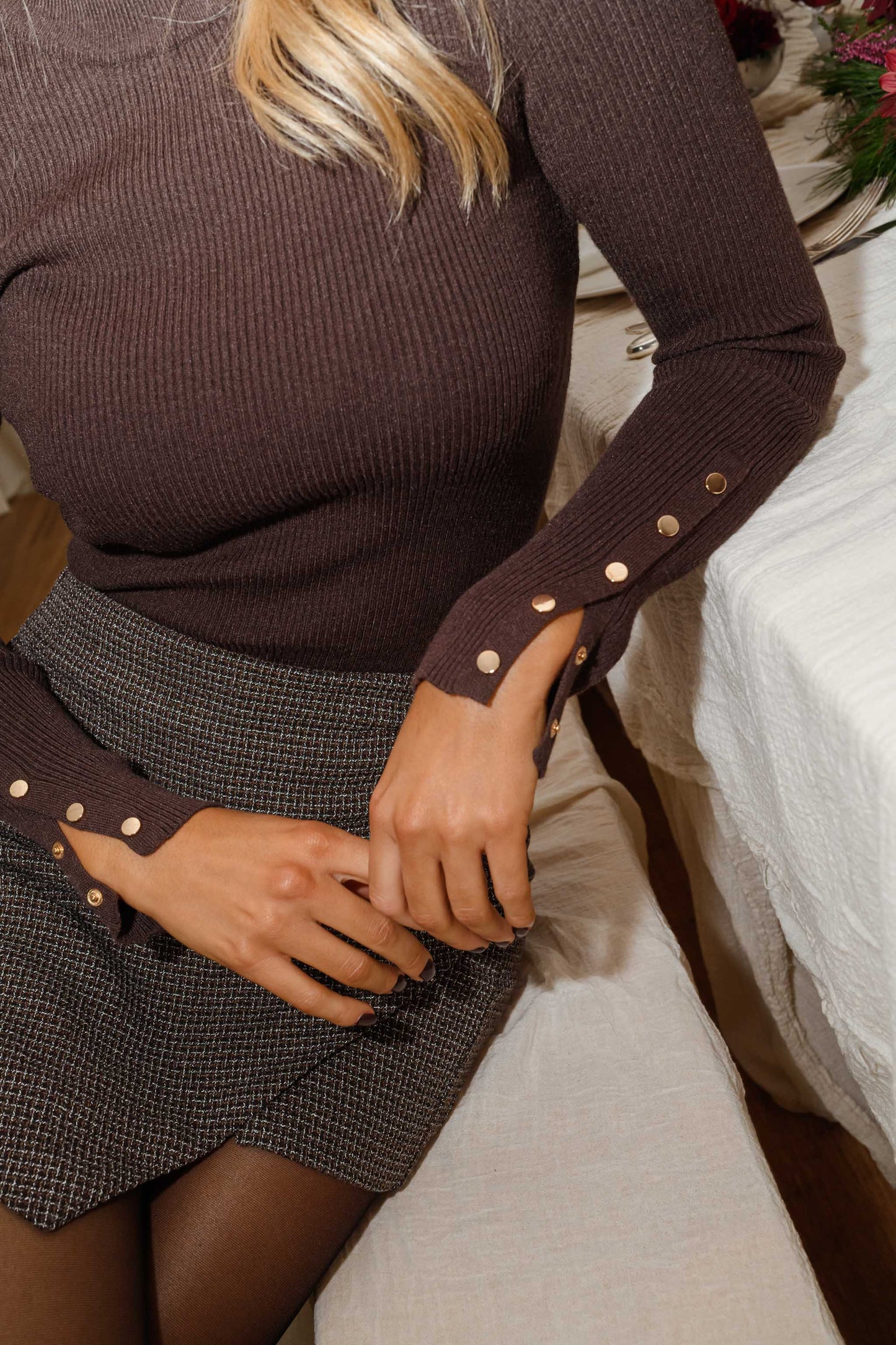 Brown Laly Sweater