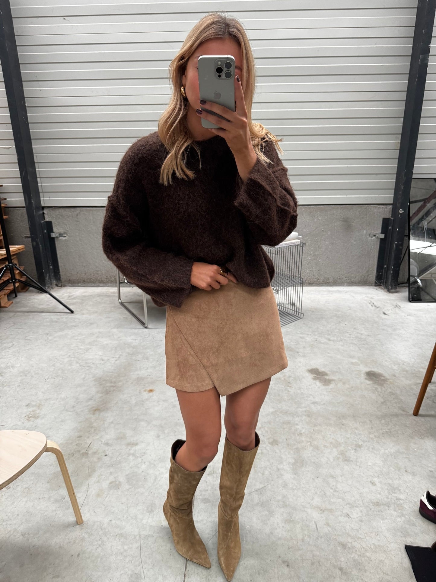 Brown Luck Sweater