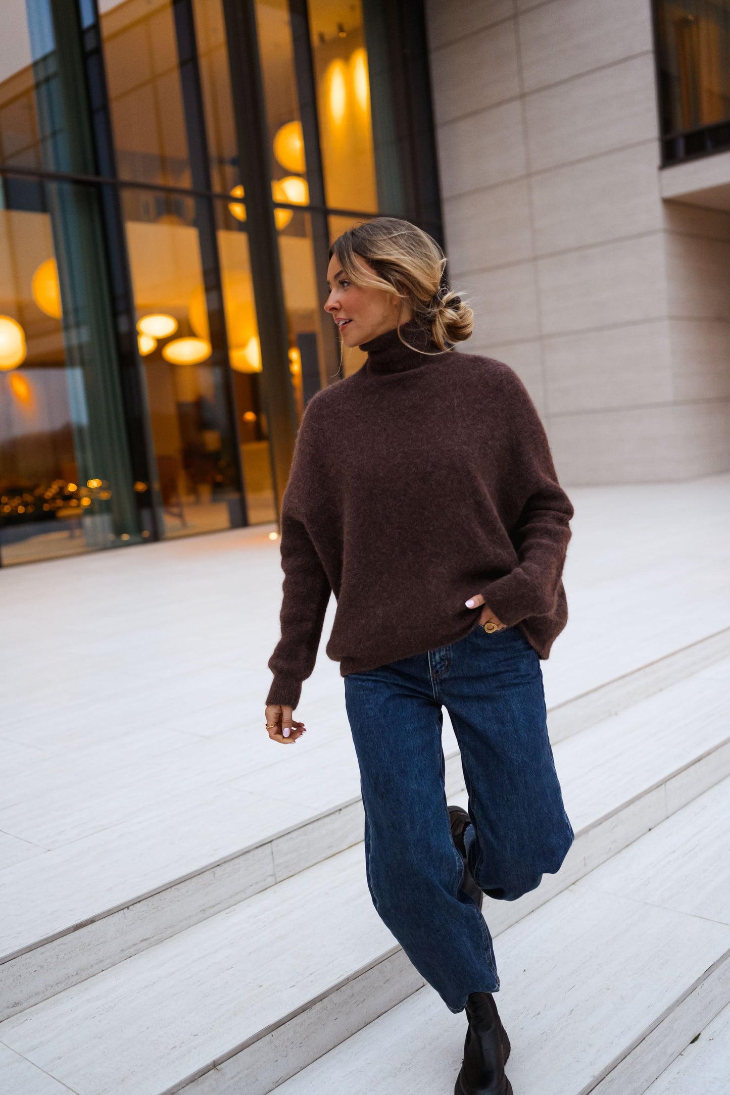Brown Mara Sweater