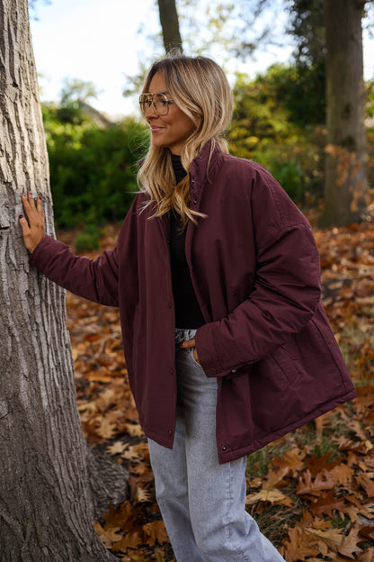 Burgundy Clio Coat