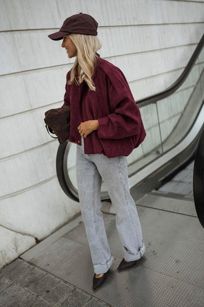 Burgundy Dave Jacket