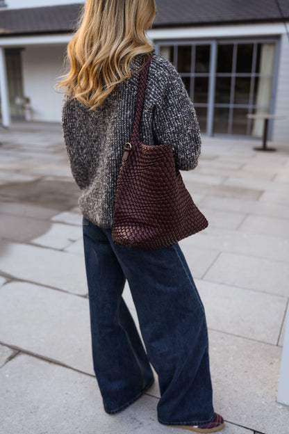 Burgundy Evie Bag