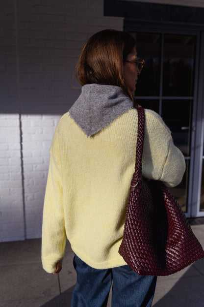 Burgundy Evie Bag