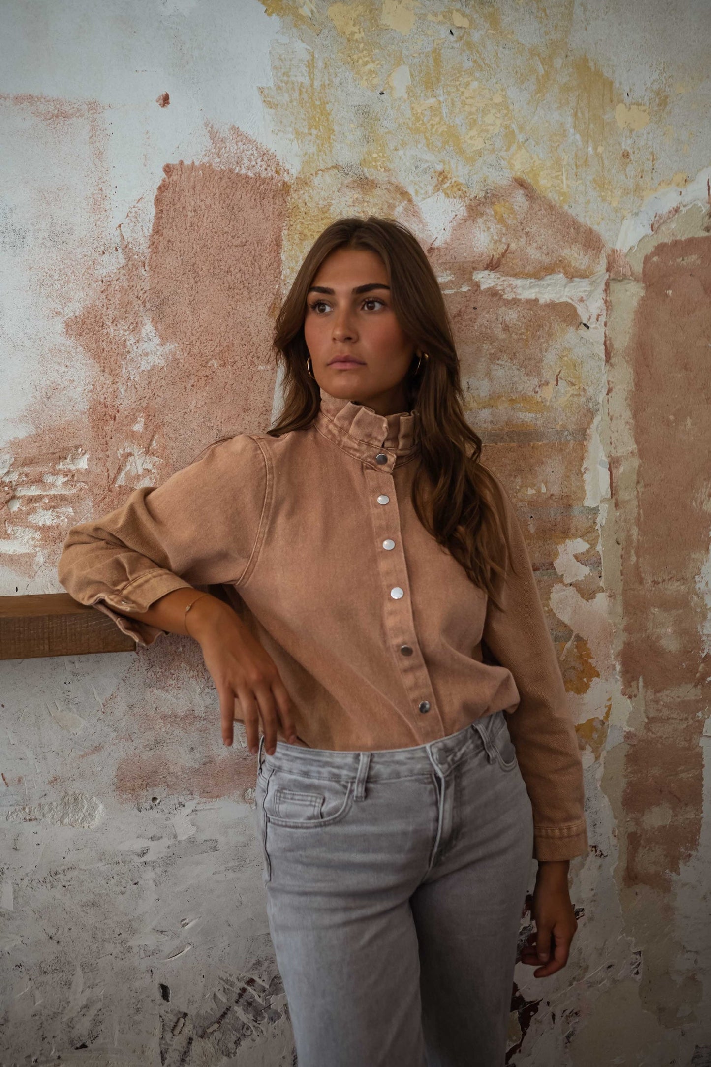Camel Gabin Overshirt