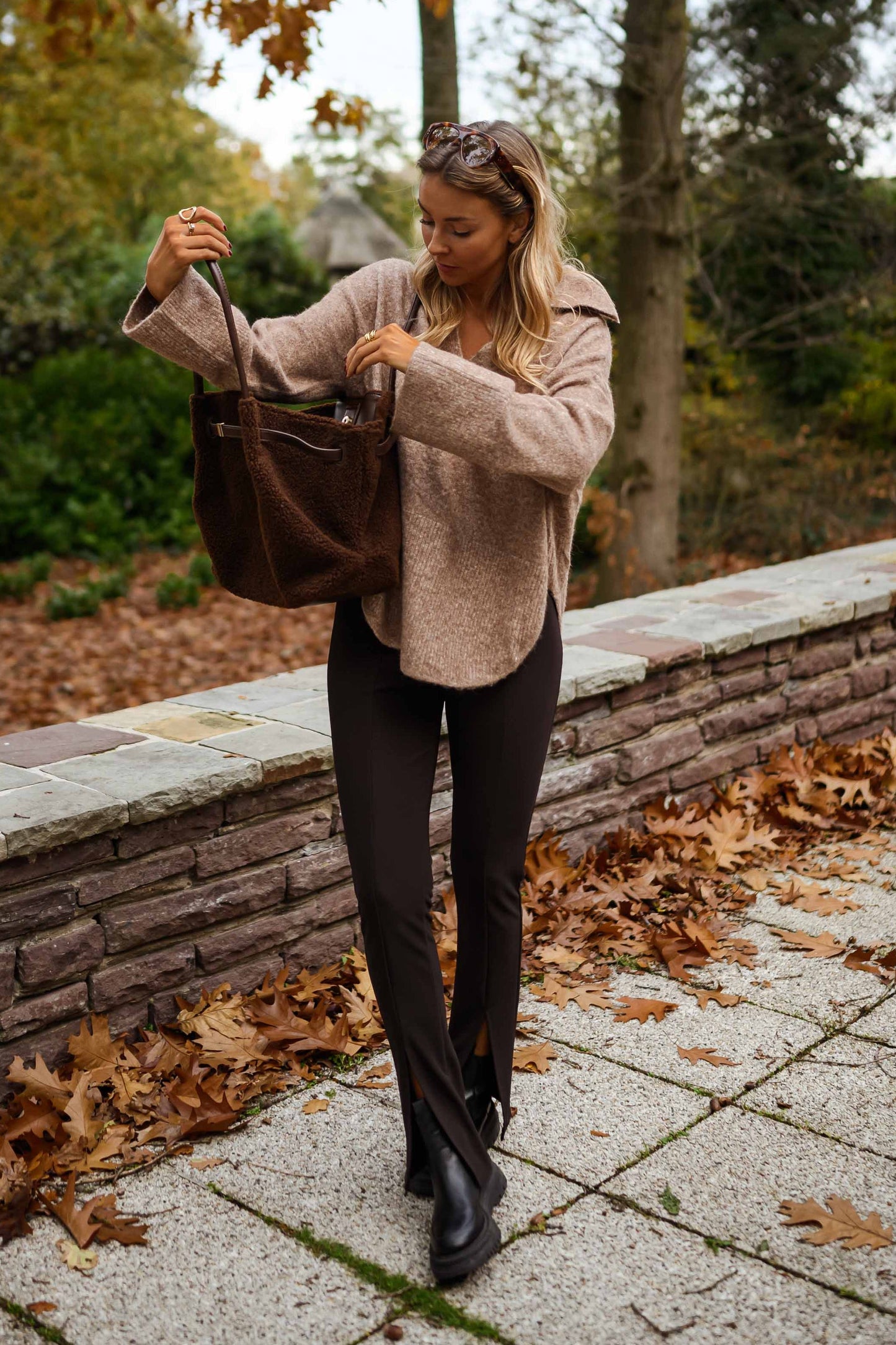 Chocolate Janice Leggings