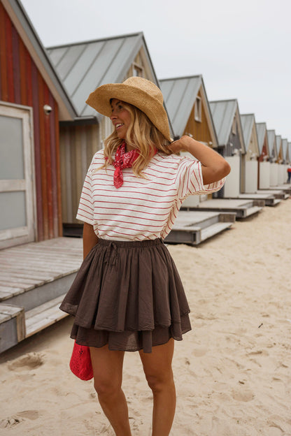 Chocolate Nady Skirt