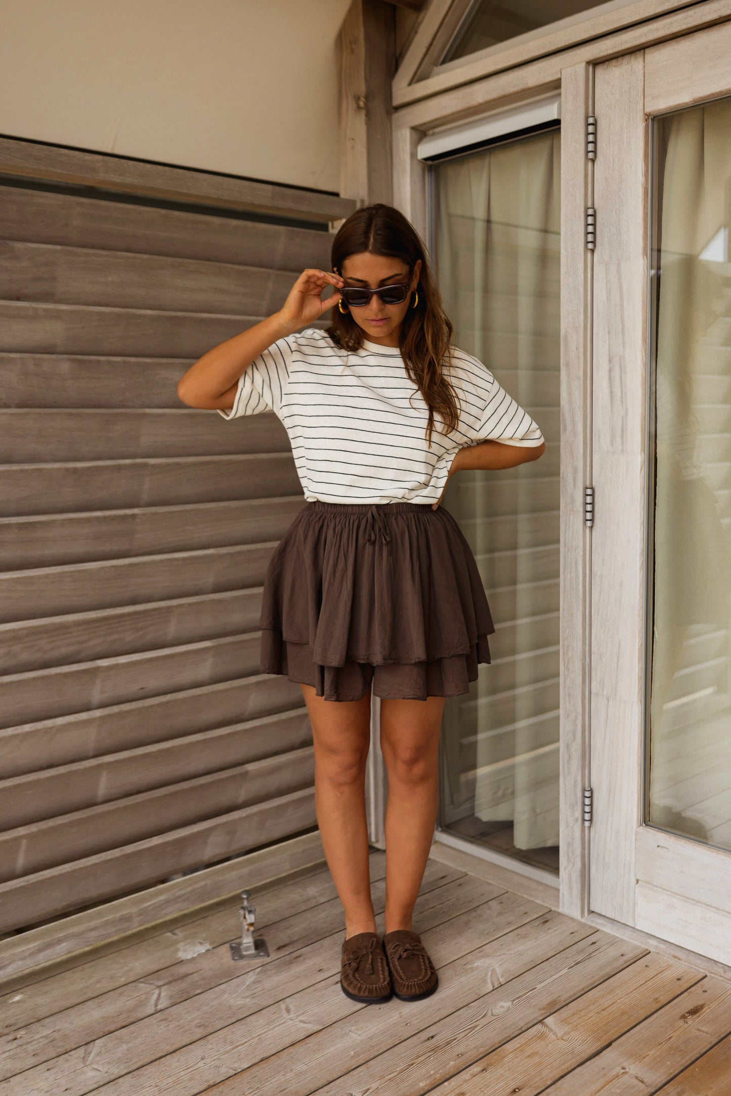 Chocolate Nady Skirt