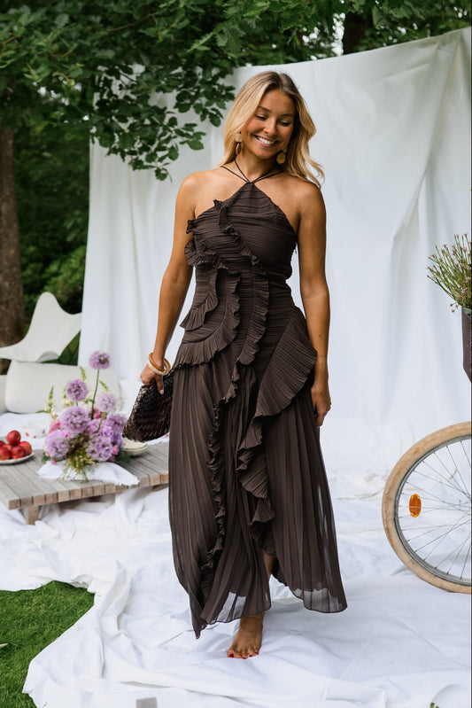 Chocolate Nanci Dress