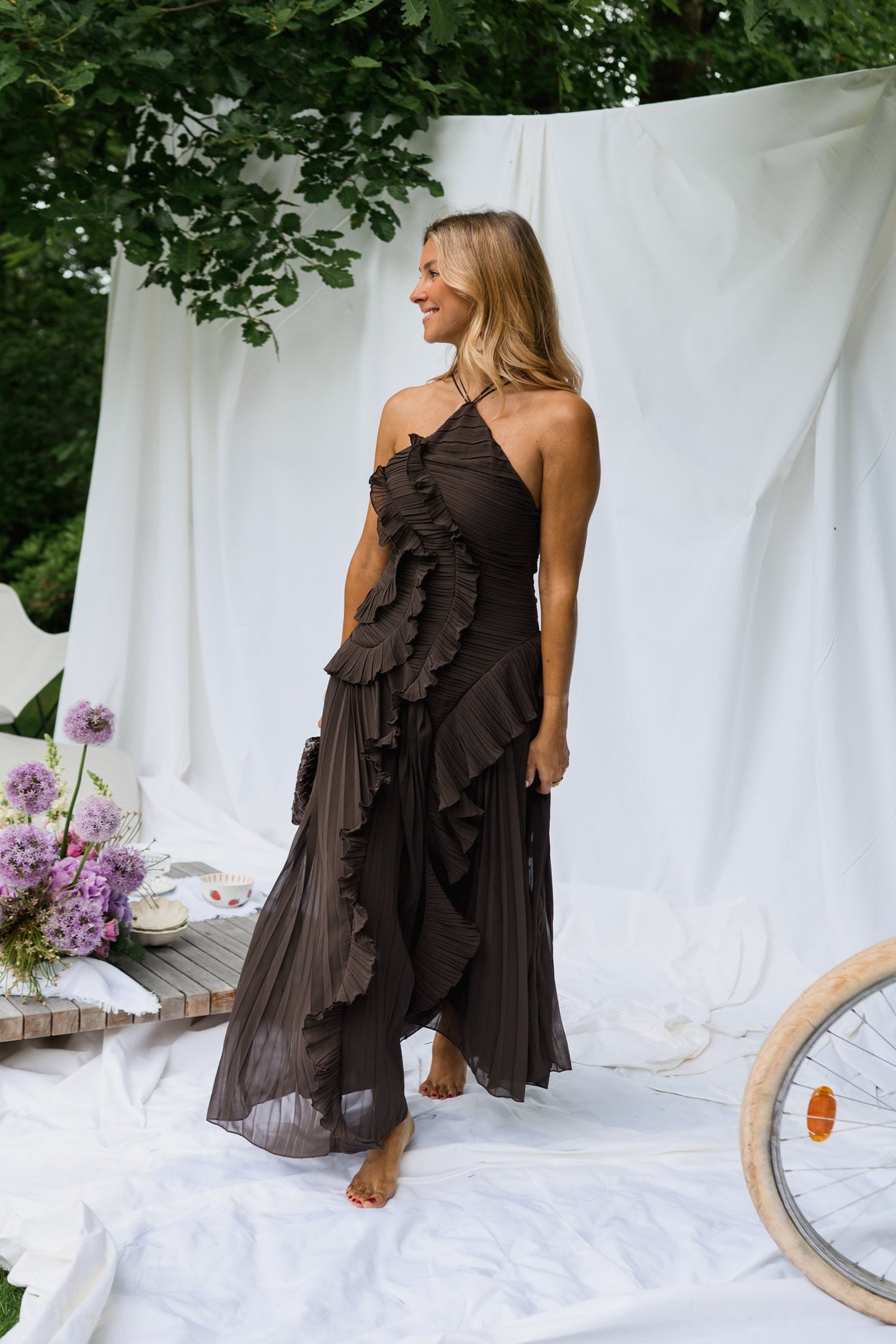 Chocolate Nanci Dress
