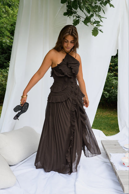 Chocolate Nanci Dress