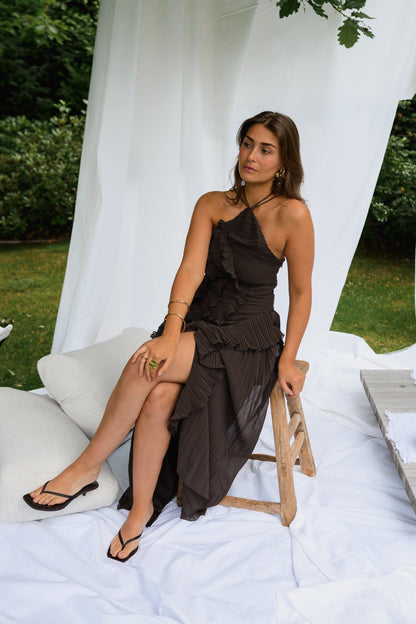 Chocolate Nanci Dress