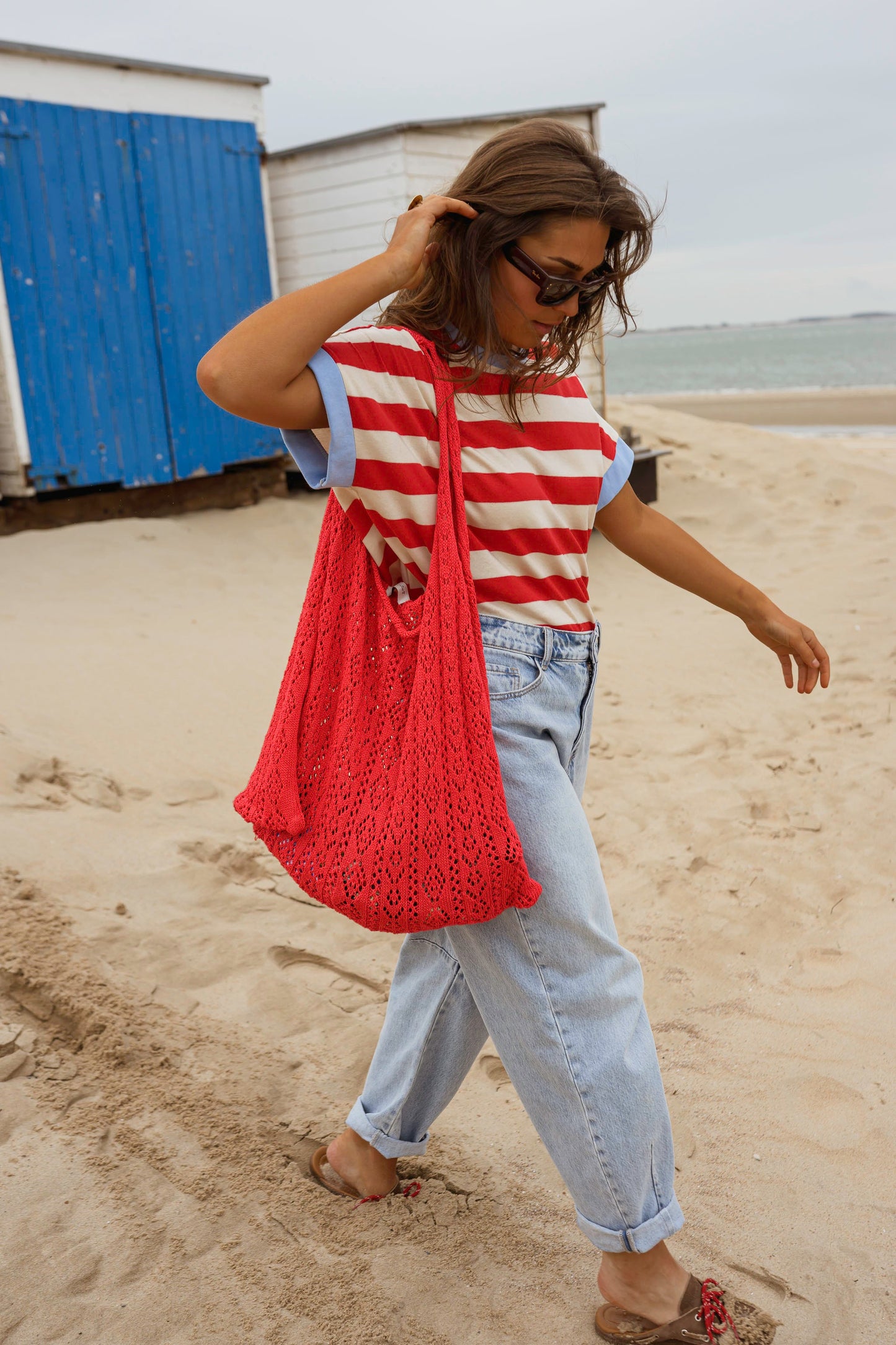 Coral Mesh Summer Bag