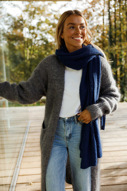 Dark Blue Sera Scarf