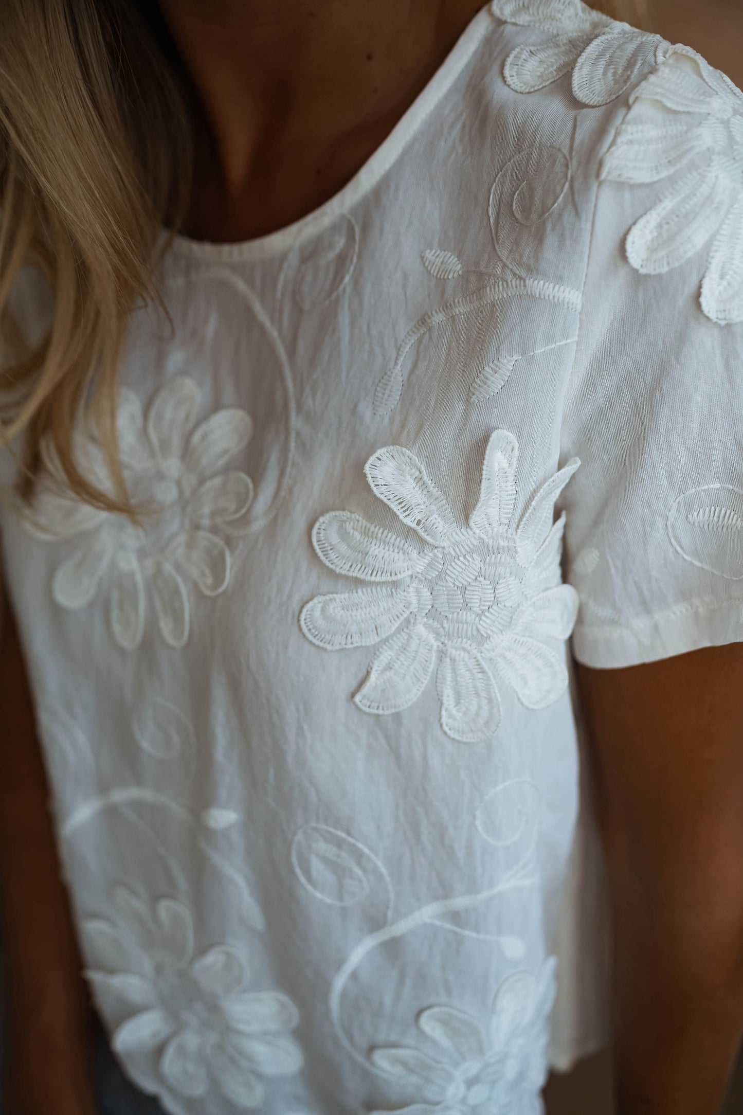 Ecru Ellea Blouse