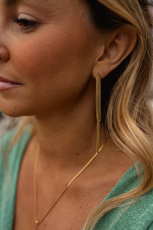 Golden Pema Earrings