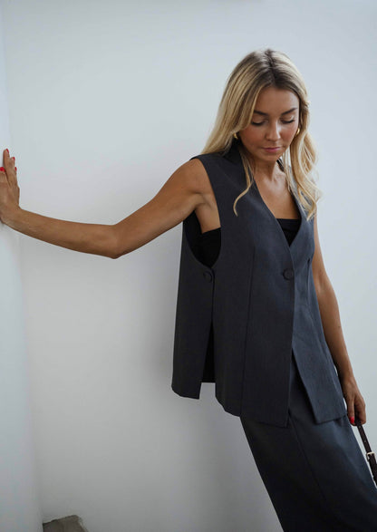 Gray Ringo Vest