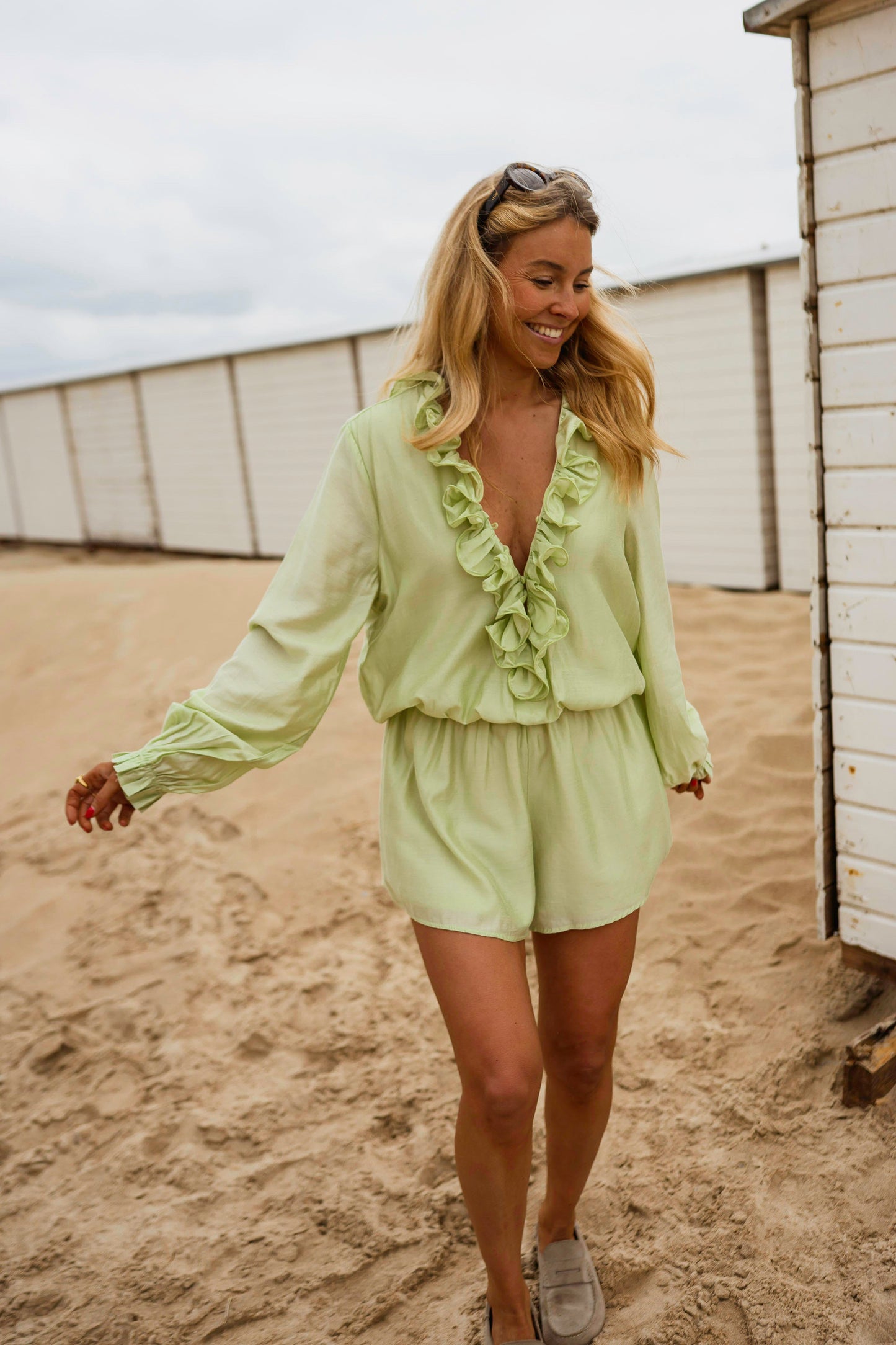 Green Mayssa Romper