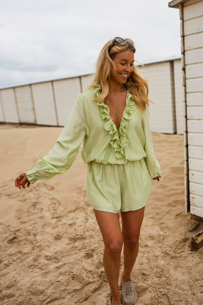Green Mayssa Romper