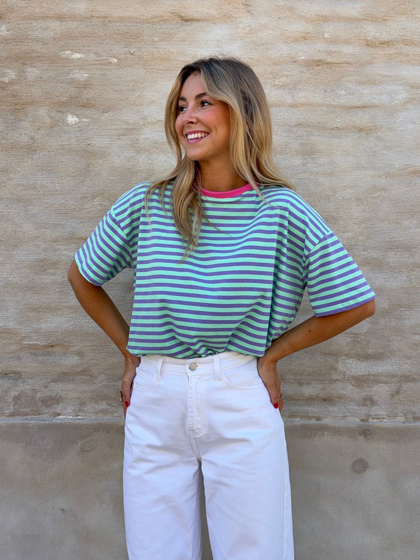 Green and Purple Chloe T-Shirt