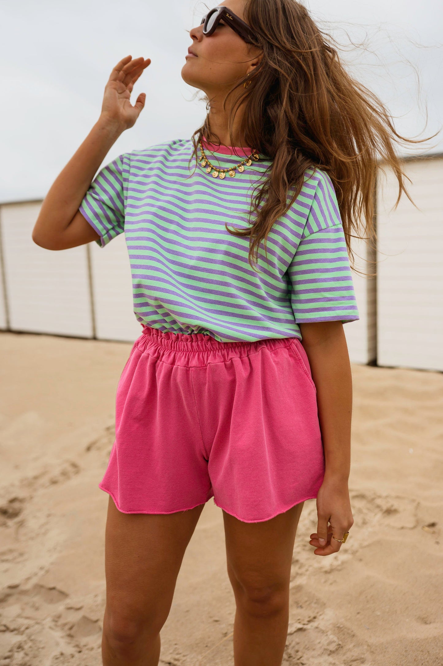 Green and Purple Chloe T-Shirt
