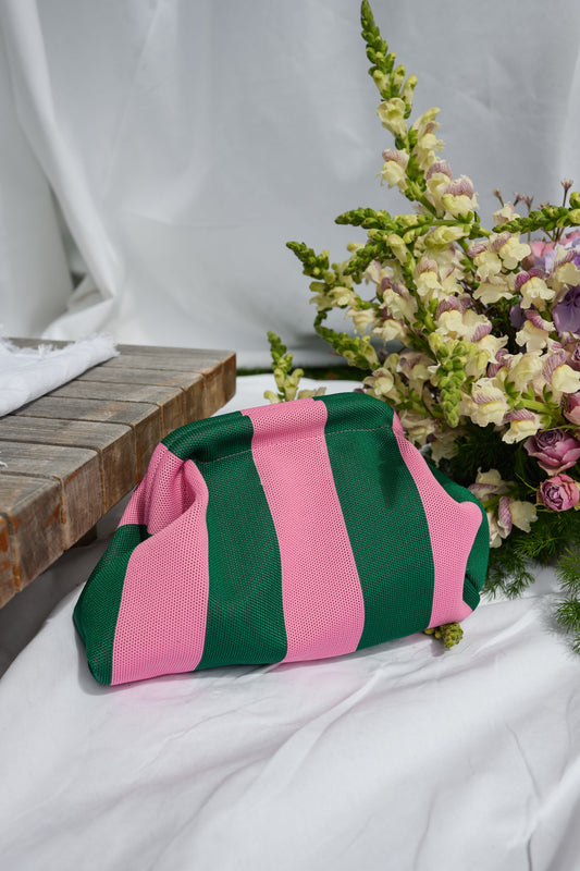 Green Striped Arabella Bag
