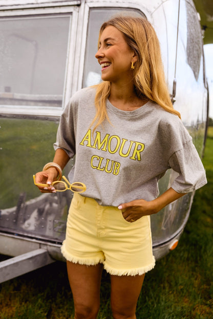 Grey Amour Club T-Shirt