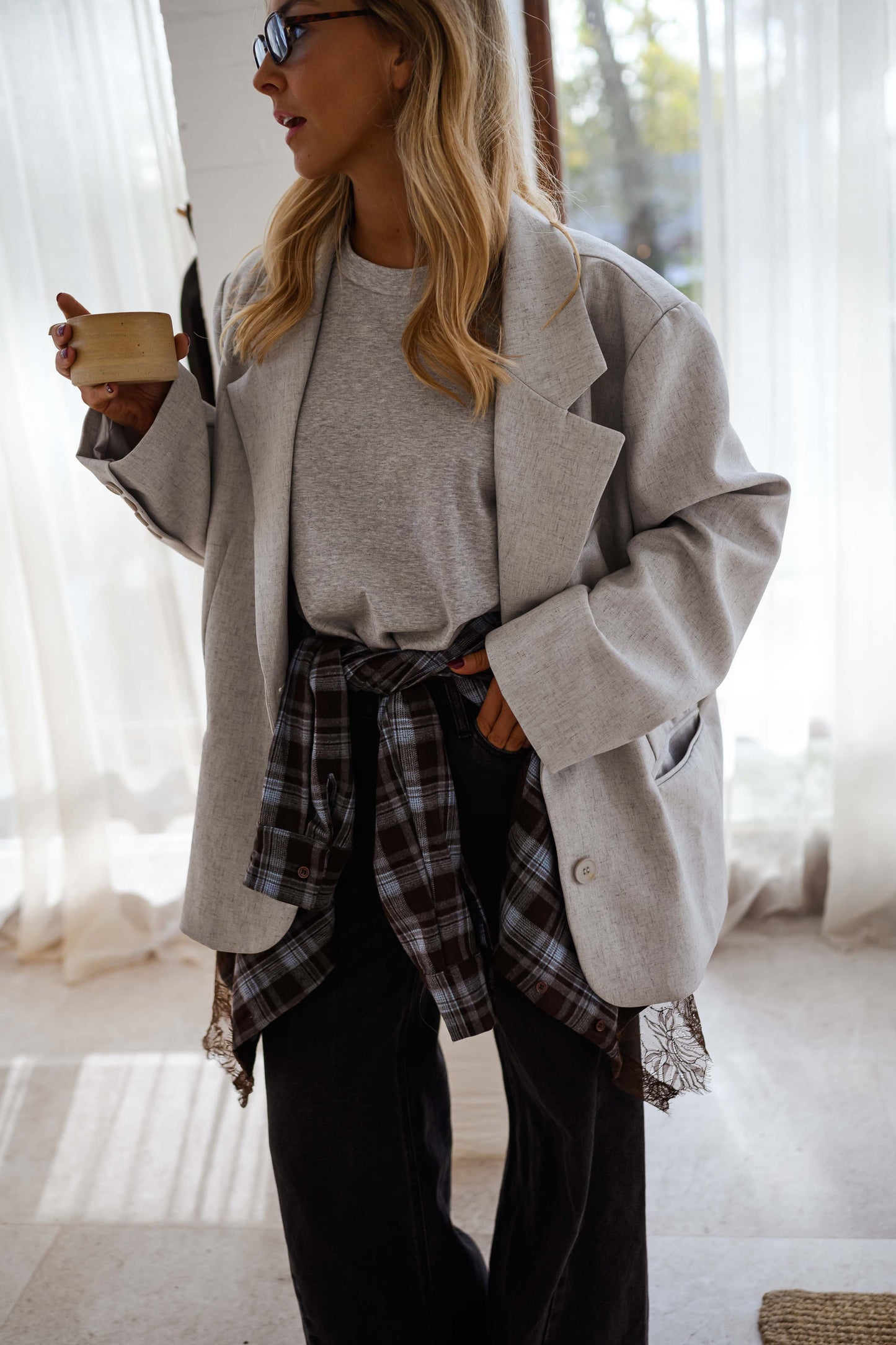 Grey Galia Blazer