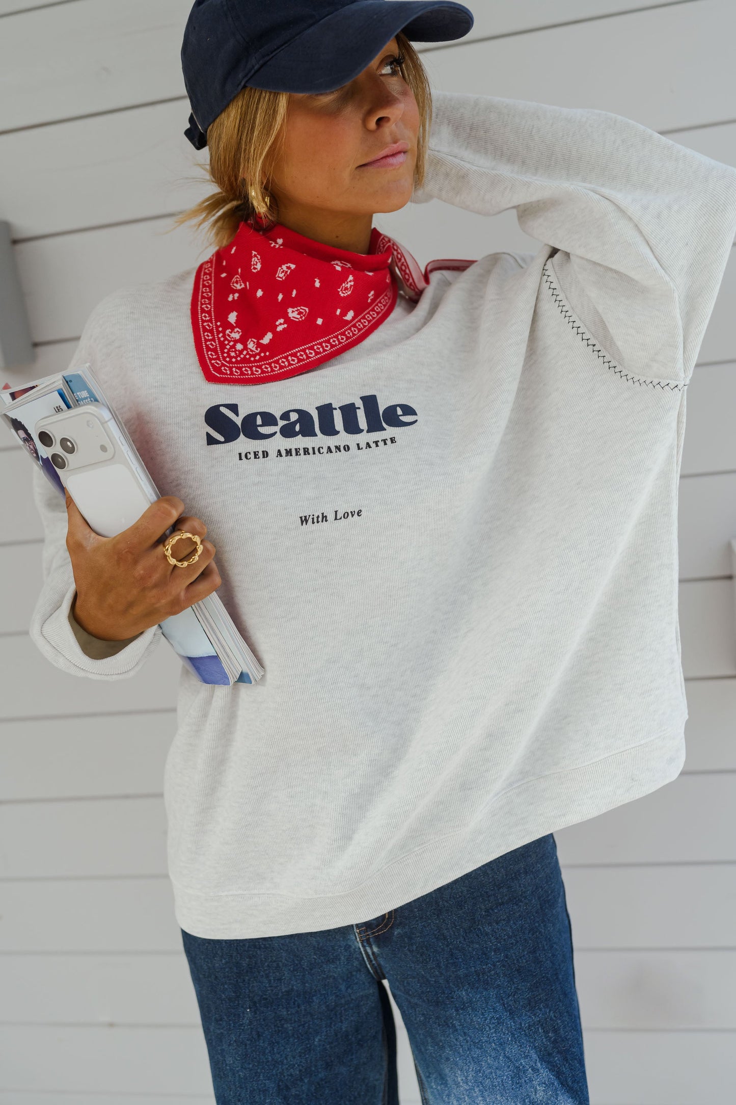 Grey Seattle Sweater