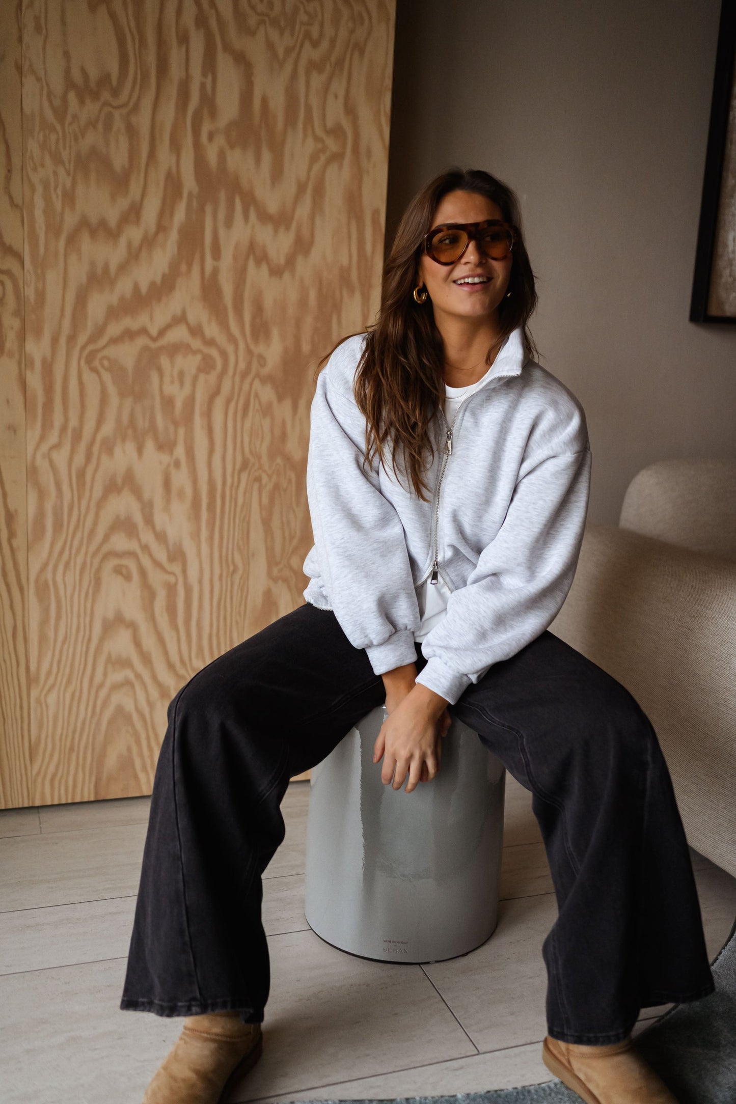 Grey Suzie Cardigan