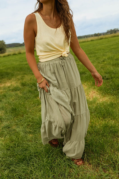 Khaki Althea Skirt