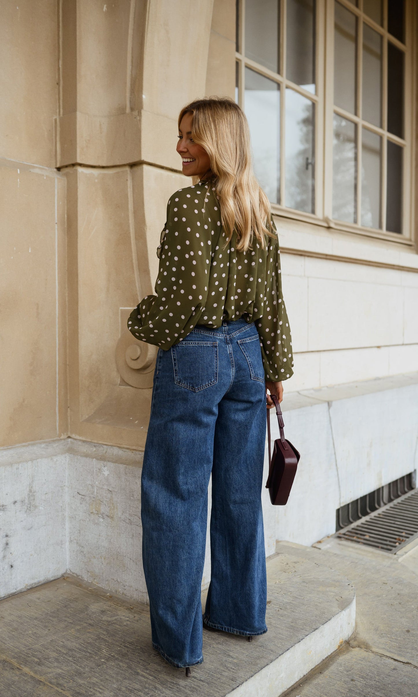 Khaki Alessia Blouse