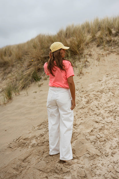 Neon Peach Lyne T-Shirt
