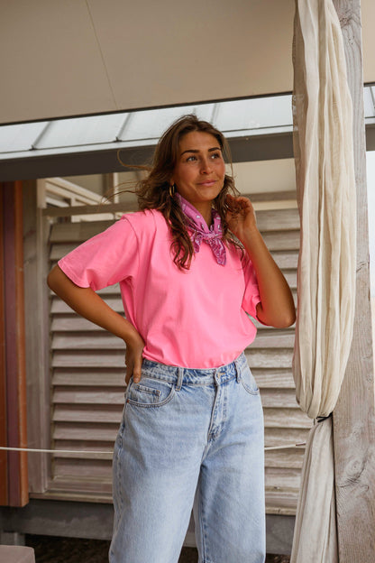 Neon Pink Lyne T-Shirt