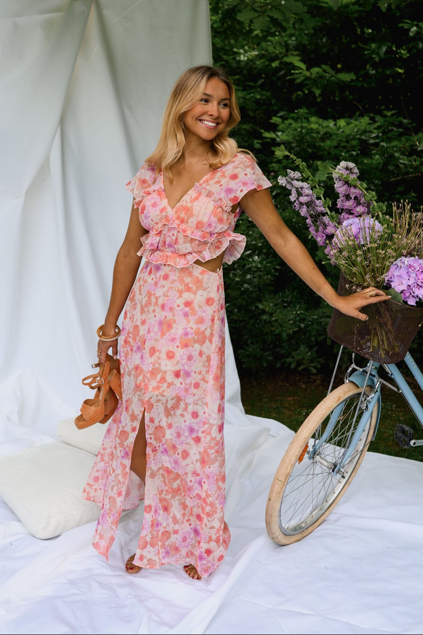 Pink Floral Odile Dress
