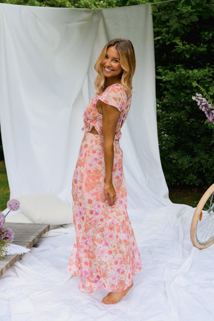 Pink Floral Odile Dress