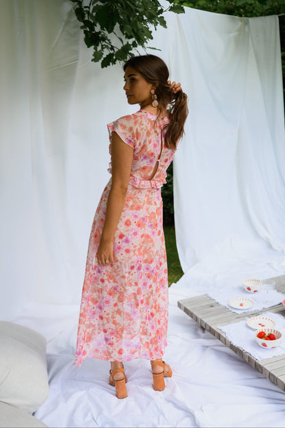 Pink Floral Odile Dress