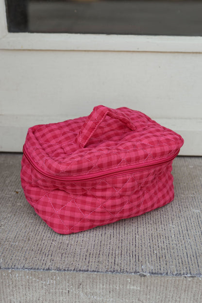 Pink Gingham Lamy Pouch