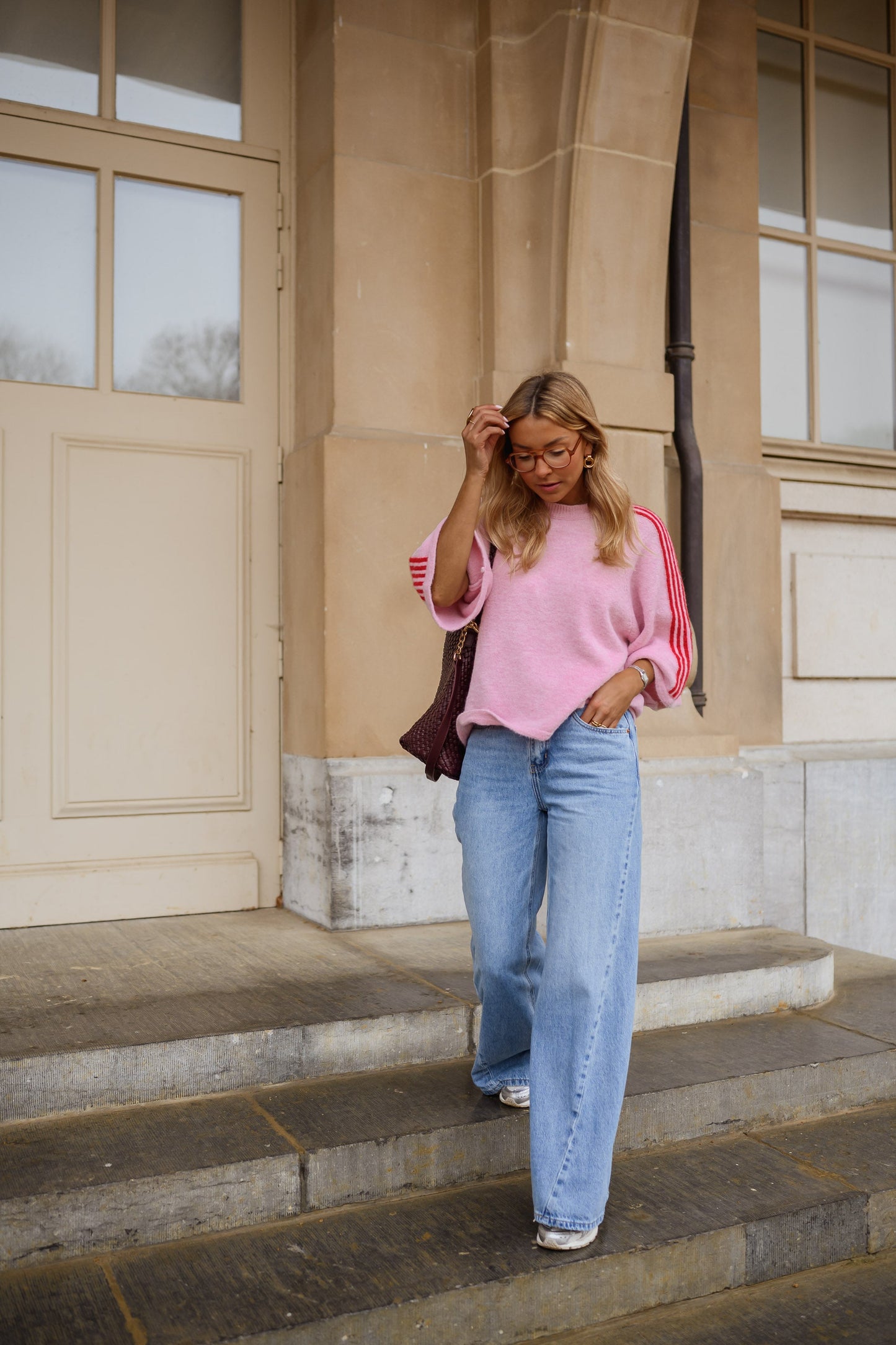 Pink Larry Sweater
