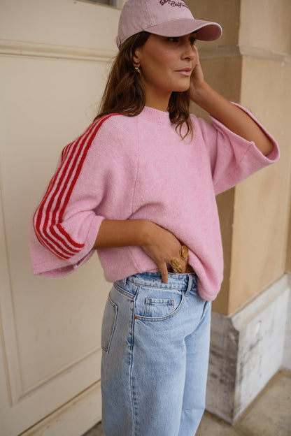 Pink Larry Sweater