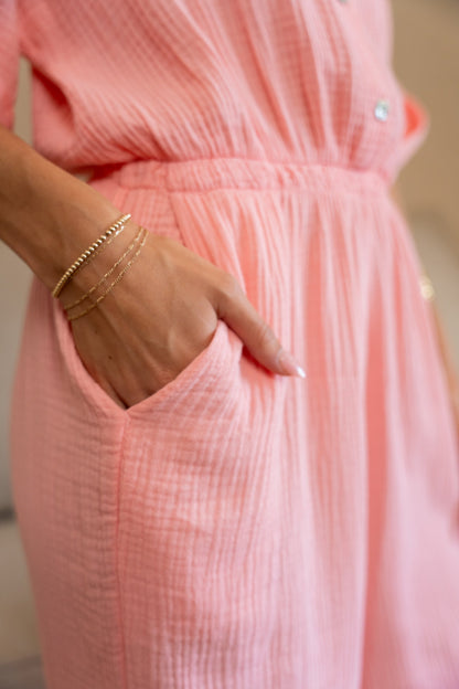 Peach Toma Jumpsuit