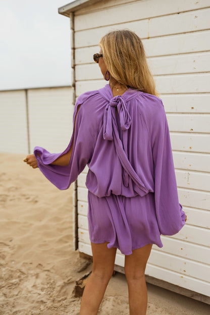 Purple Lexy Romper