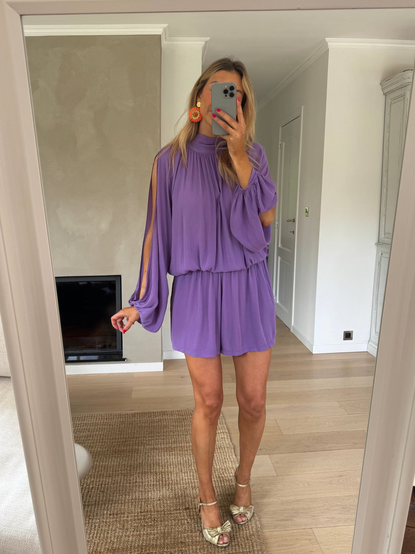 Purple Lexy Romper