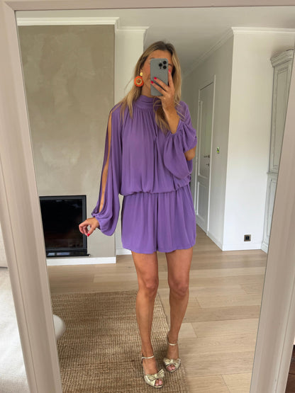Purple Lexy Romper